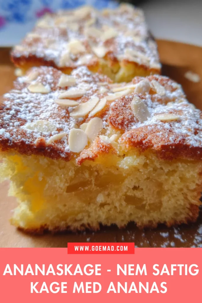 Ananaskage - nem saftig kage med ananas