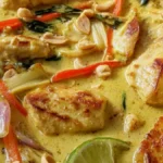 Kylling i fad med kokosmælk og karry opskrift