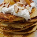 Amerikanske pandekager med hytteost