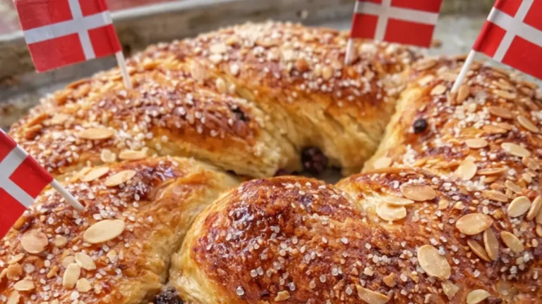 Fødselsdags kringle opskrift med remonce