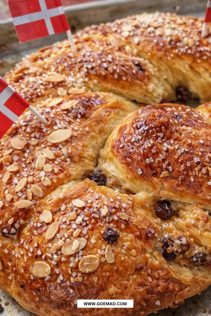 Fødselsdags kringle opskrift med remonce
