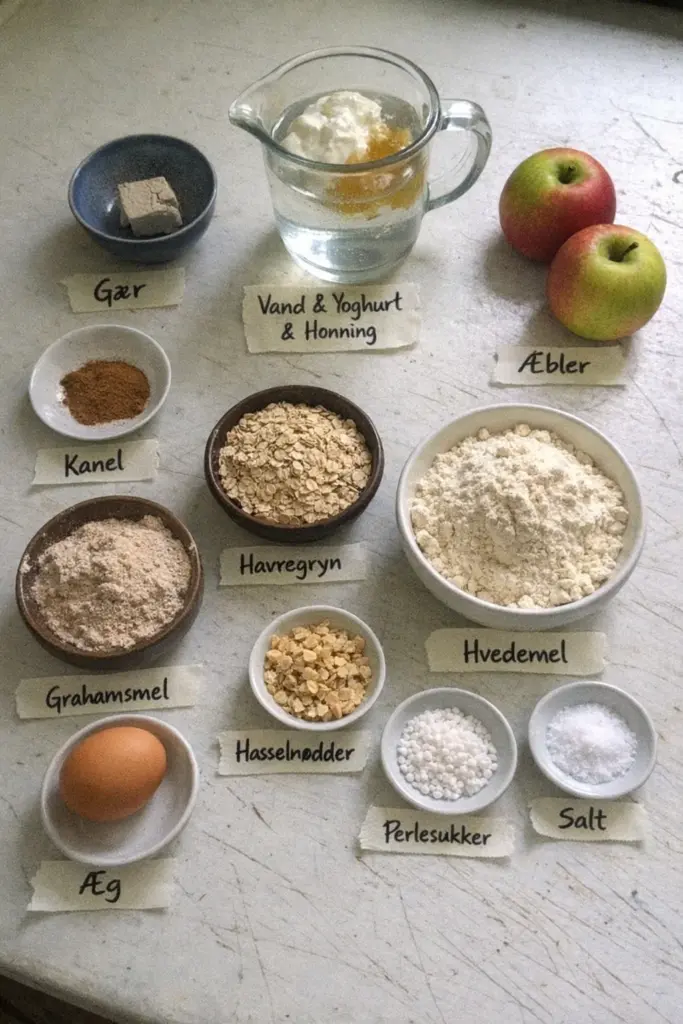 Sprøde æbleboller med hasselnødder: nem opskrift med masser af smag