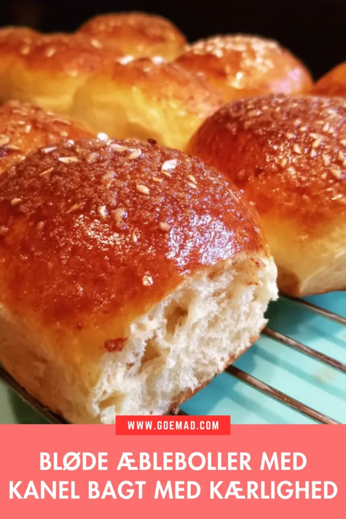 Bløde æbleboller med kanel: den bedste hjemmelavede opskrift