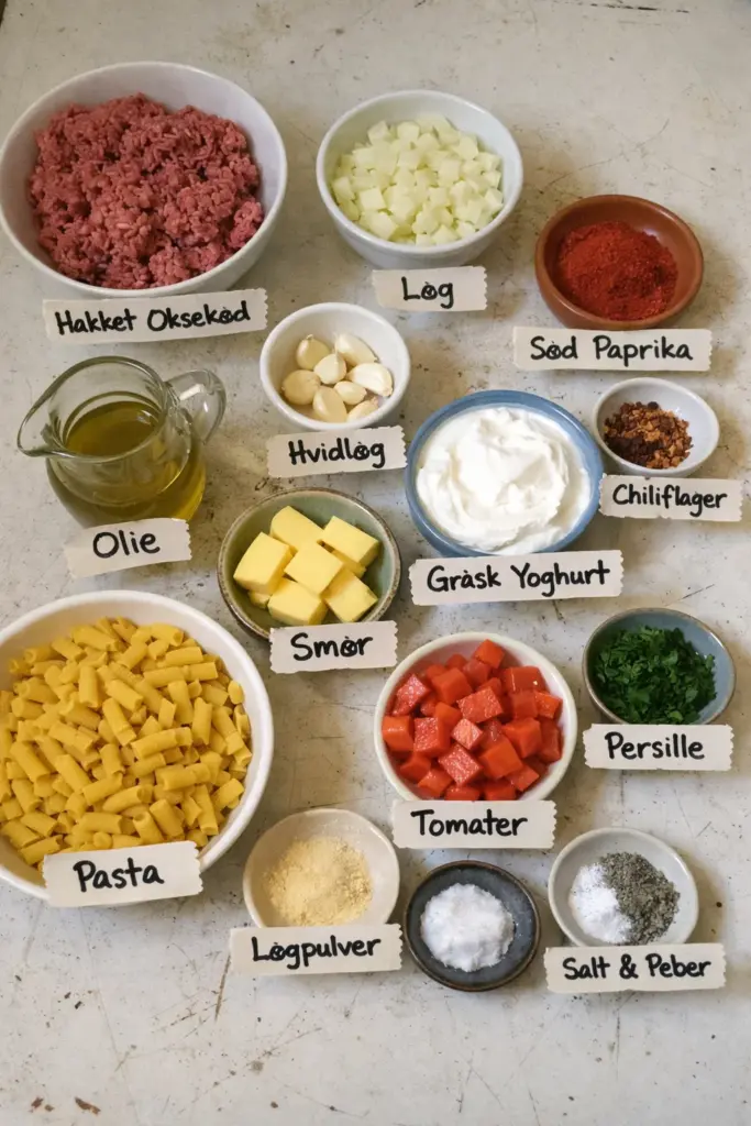 Tyrkisk pasta med yoghurt og smørsauce: den nemmeste hjemmelavede opskrift