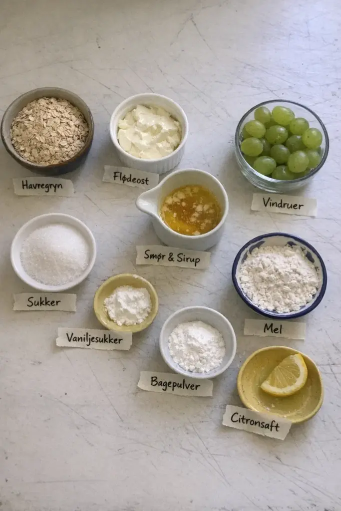 Cheesecake uden husblas: nem opskrift med sprød havregrynsbund