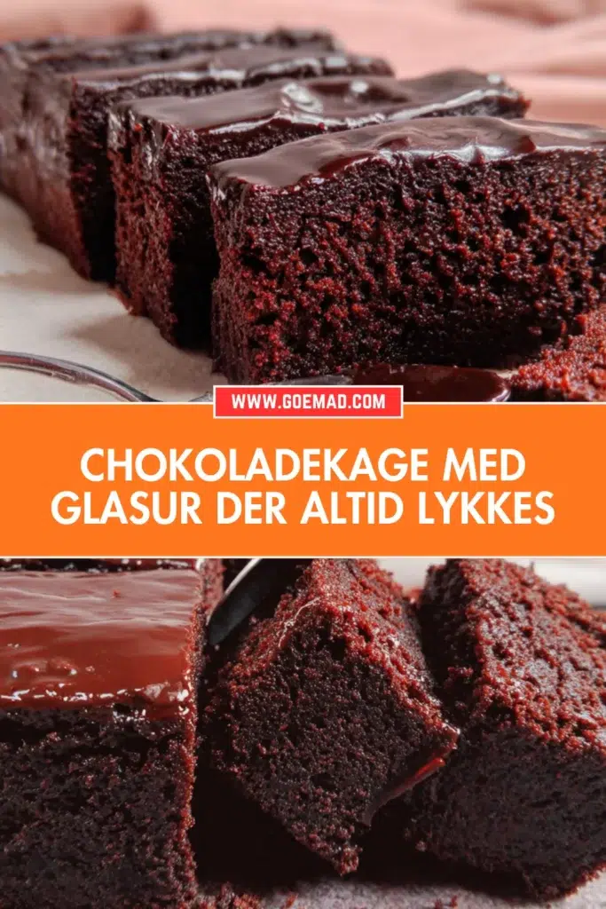 Chokoladekage med glasur: den bedste opskrift til en saftig og vellykket kage