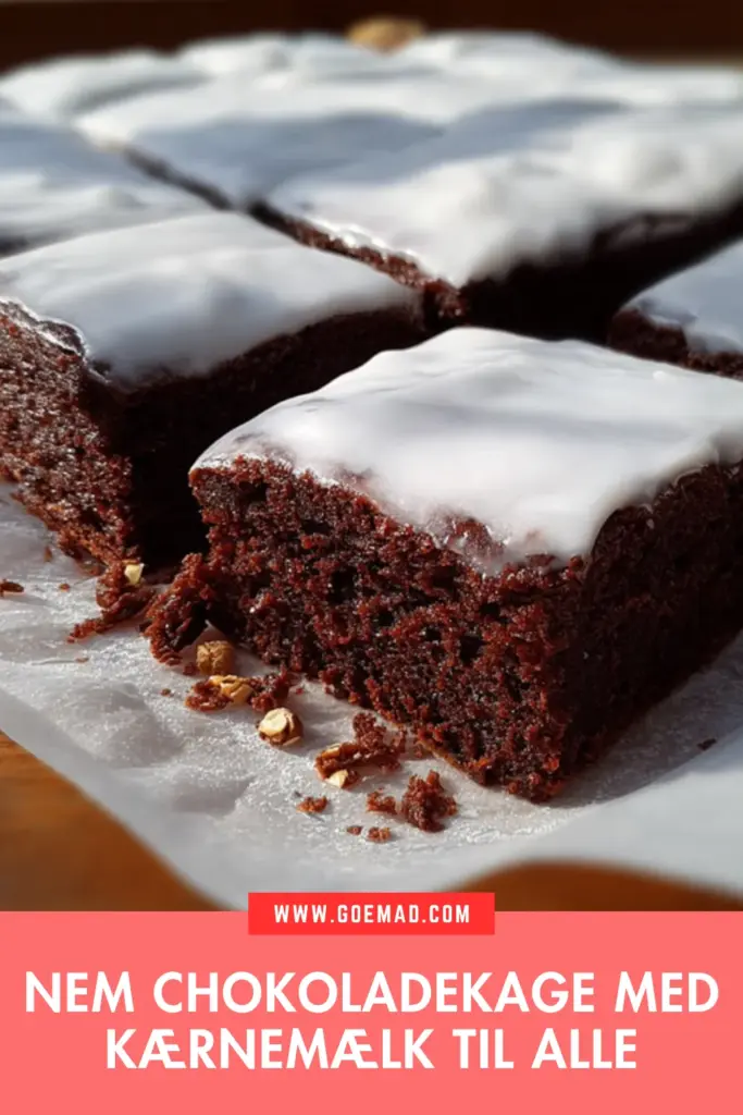 Chokoladekage med kærnemælk: nem opskrift der virker hver gang