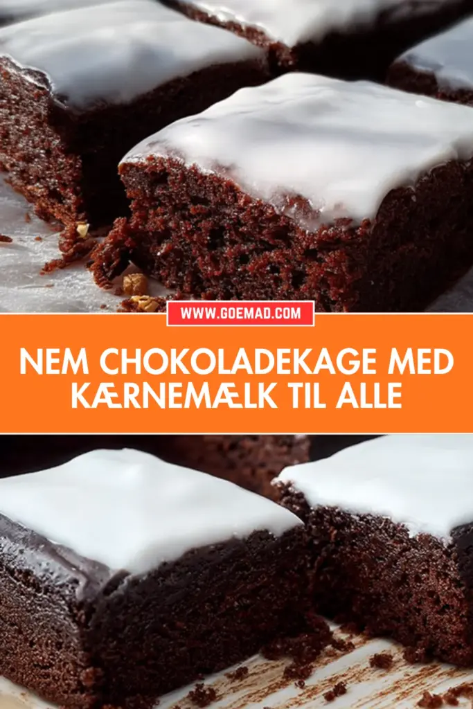 Chokoladekage med kærnemælk: nem opskrift der virker hver gang
