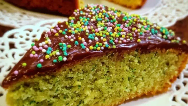 Grønne kage med chokoladeglasur: den bedste hjemmelavede opskrift