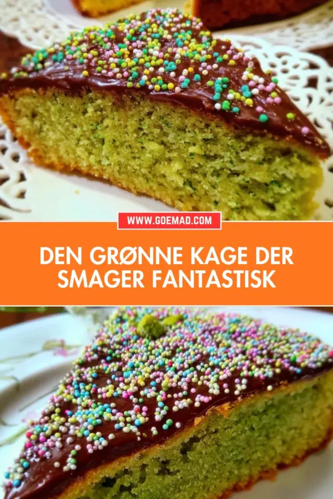 Grønne kage med chokoladeglasur: den bedste hjemmelavede opskrift