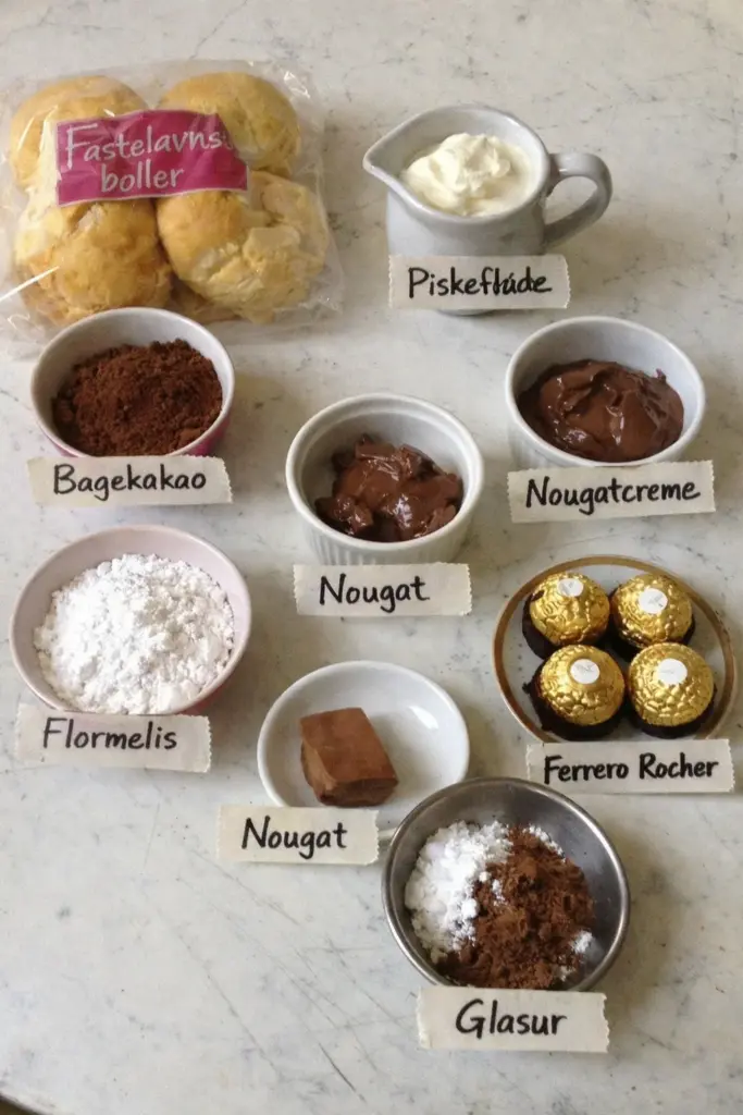 Fastelavnsboller af wienerdej med nougat og kakaoskum: sådan gør jeg det derhjemme