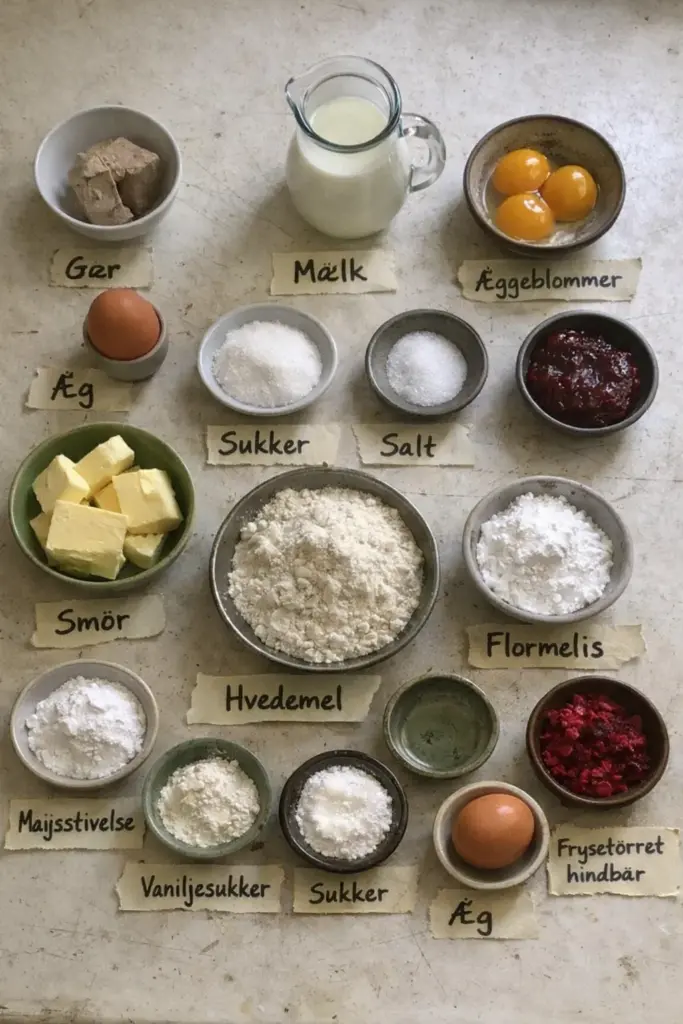 Saftige fastelavnsboller med creme og hindbær: sådan gør jeg det