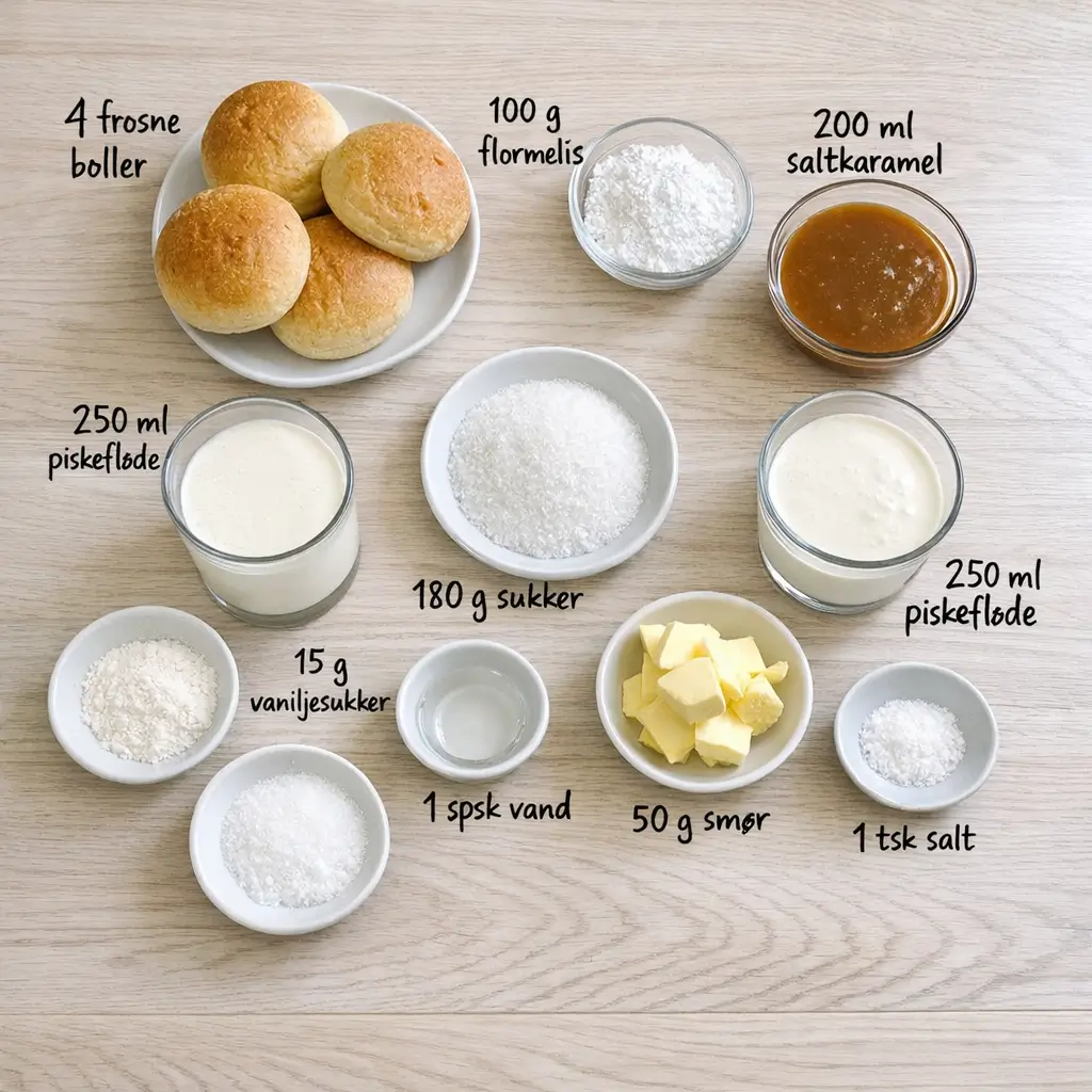 Fastelavnsboller med saltkaramel der smager