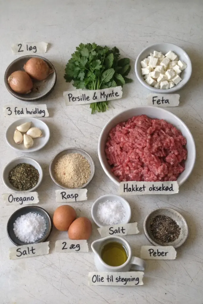 Saftige græske bøffer: sådan laver du dem derhjemme