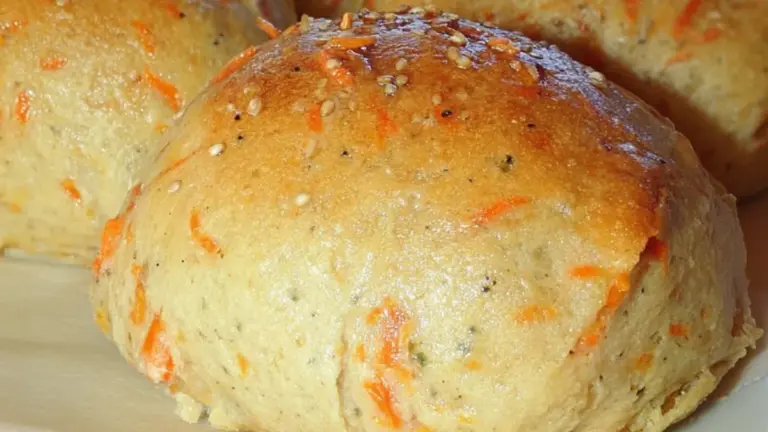 Bløde gulerodsboller der mætter og smager af hjemmebageri