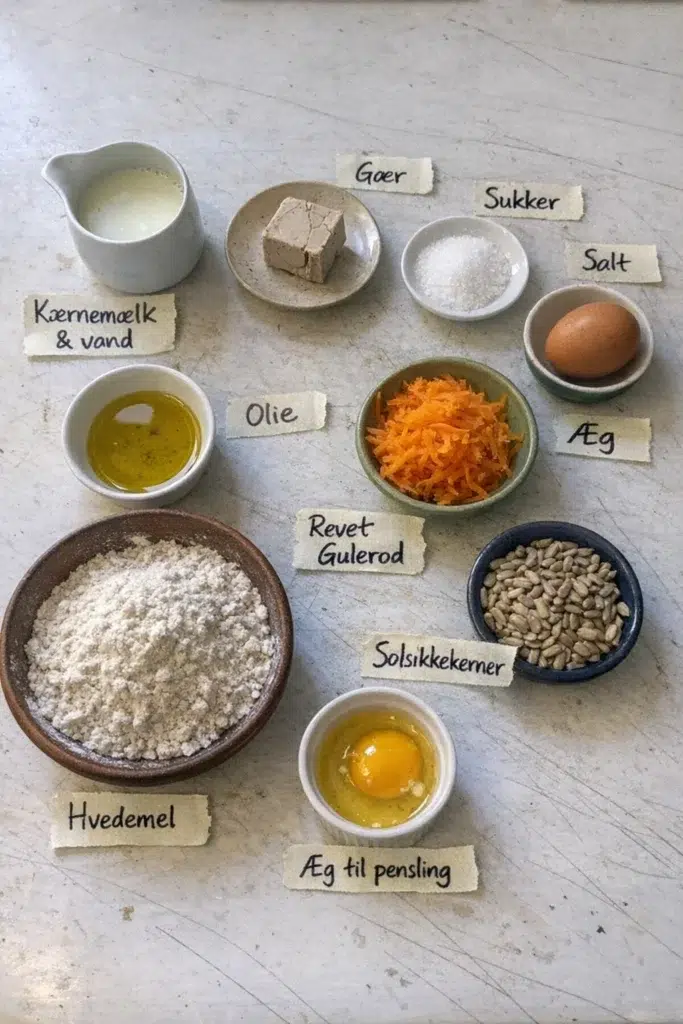 Bløde Gu­lero­d­s­bol­ler der smager vidunderligt hver gang