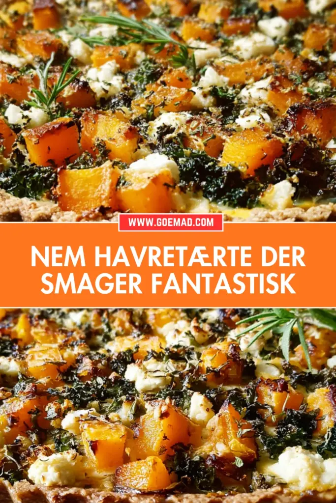 Nem havretærte med sprødt bund og cremet fyld