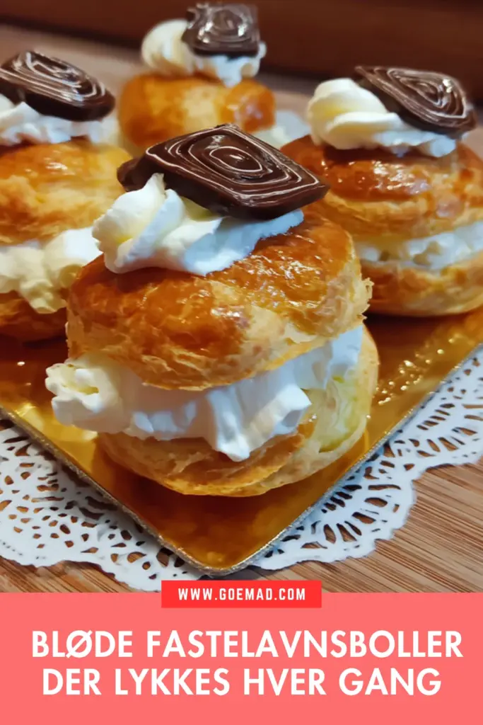 Bløde fastelavnsboller der lykkes hver gang: den nemme opskrift