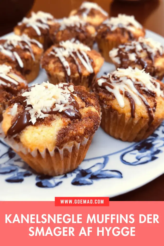 Kanelsnegle muffins med kanelremonce: nem opskrift uden gæ