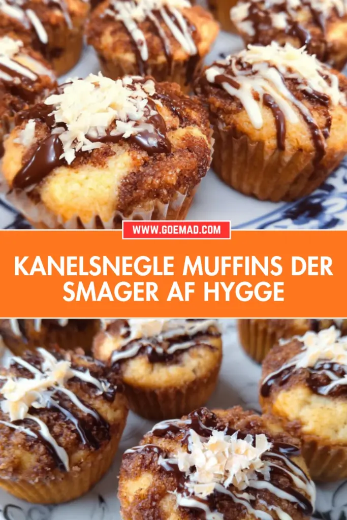 Kanelsnegle muffins med kanelremonce: nem opskrift uden gæ