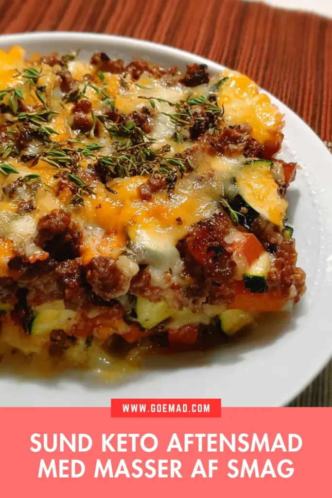 Nem keto aftensmad med masser af smag: blomkål, oksekød og smeltet ost