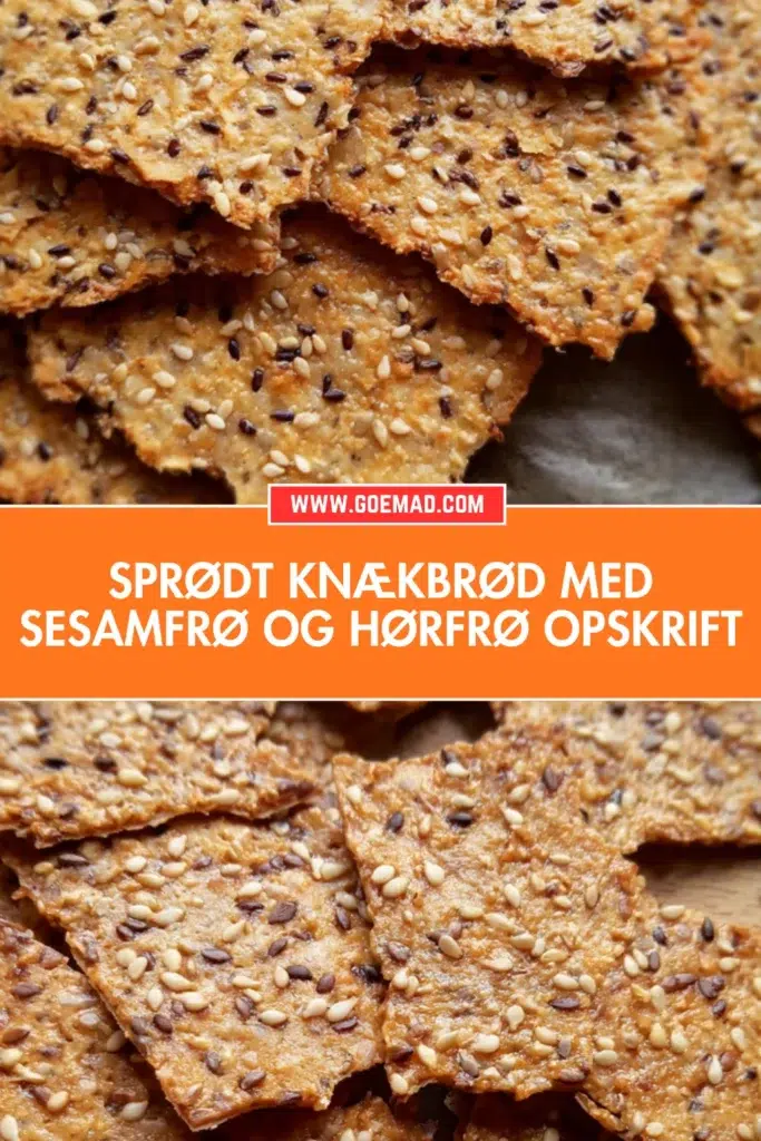 Sprødt knækbrød med frø: den bedste hjemmelavede opskrift