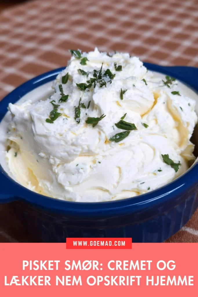 Hjemlavet pisket smør: den nemmeste opskrift med kun få ingredienser
