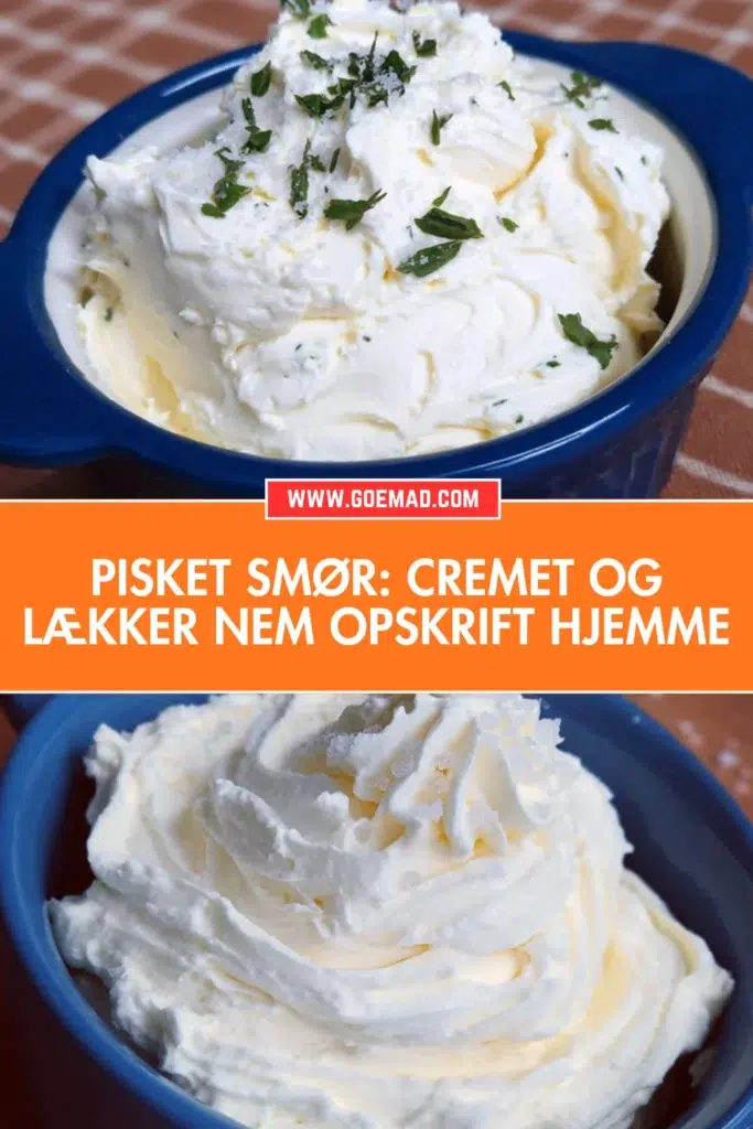 Hjemlavet pisket smør: den nemmeste opskrift med kun få ingredienser