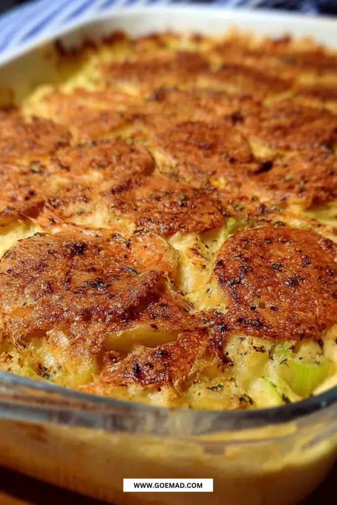 Klassisk porregratin med sprød osteskorpe – nem og mættende hverdagsret