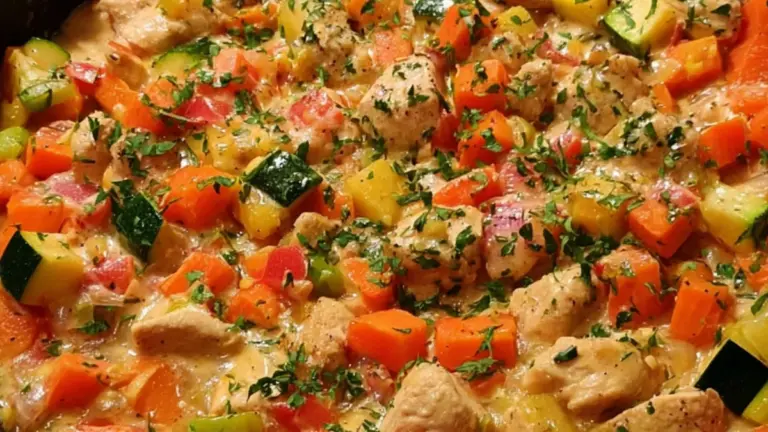 Sund aftensmad der rent faktisk mætter: nem opskrift med kylling og grøntsager