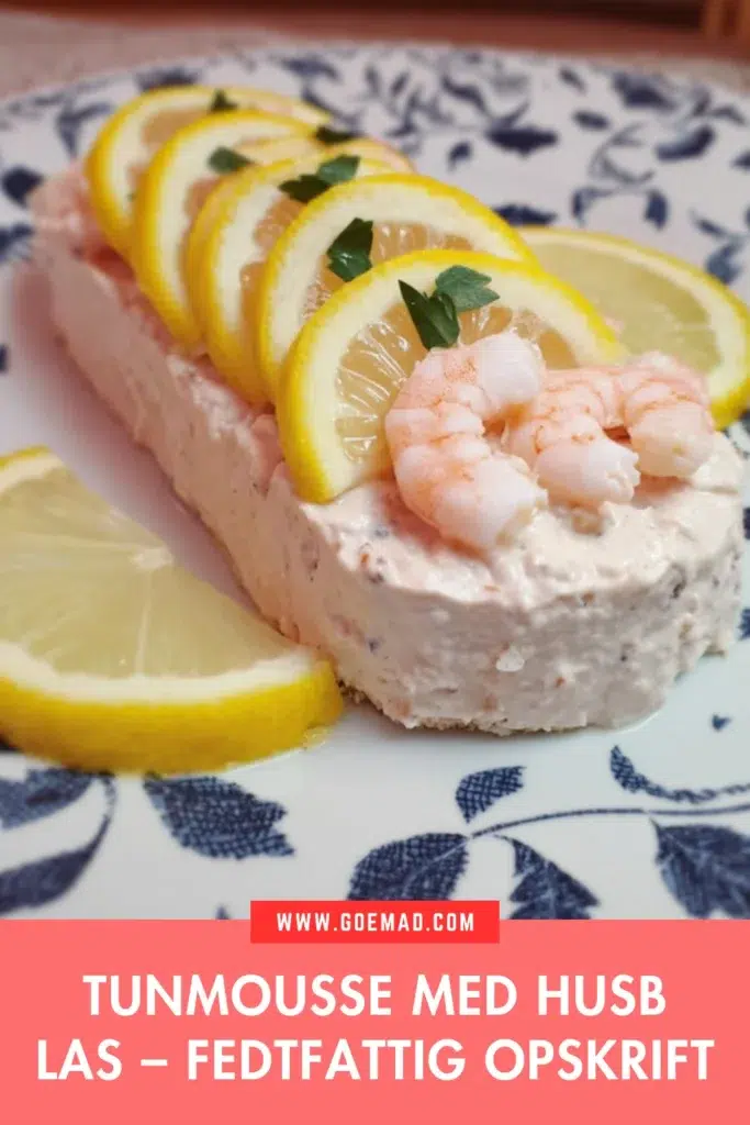 Nem tunmousse med husblas: fedtfattig opskrift der holder formen