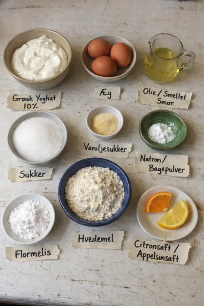 Saftig yoghurtkage med græsk yoghurt: enkel, hjemmelavet og fuld af smag