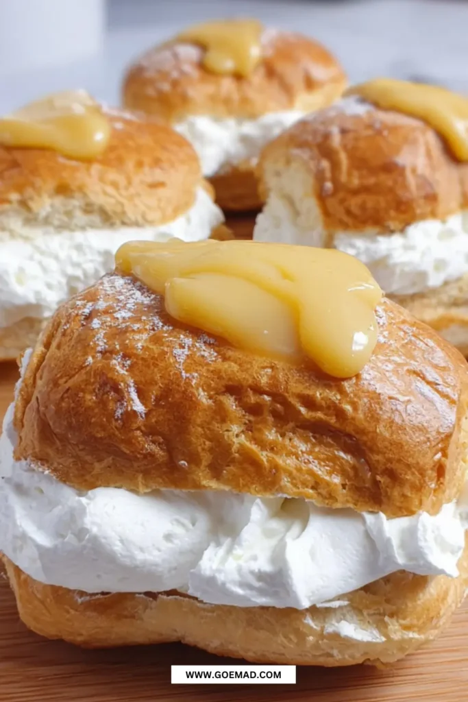 Fastelavnsboller med saltkaramel der smager