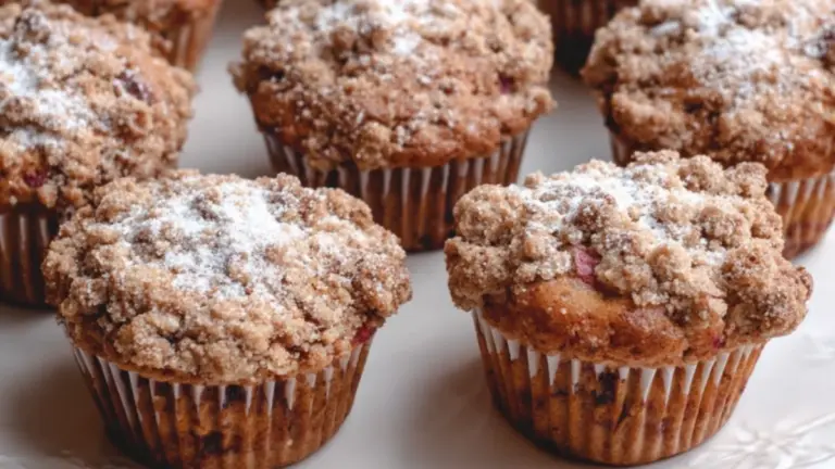 Bløde æblemuffins med kanel og sprød crumble topping