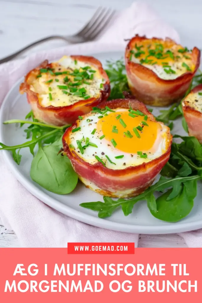 Æg i muffinsforme: nem morgenmad med bacon og purløg
