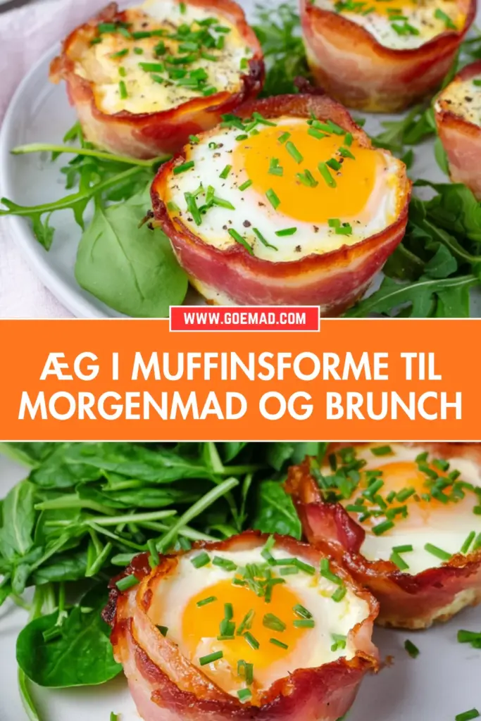 Æg i muffinsforme: nem morgenmad med bacon og purløg