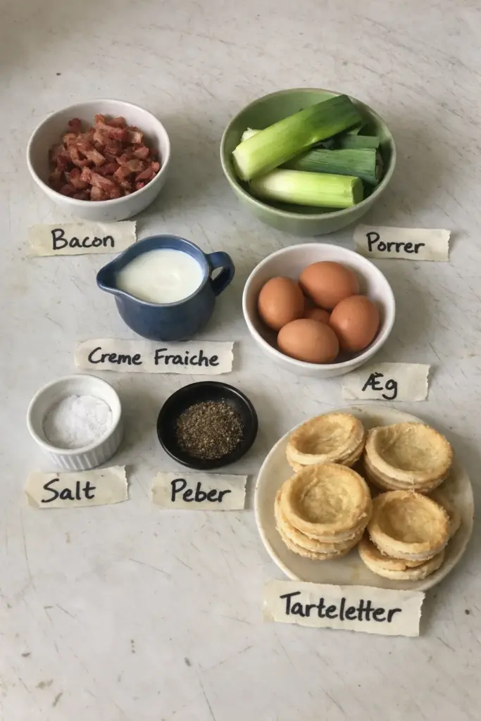 Sprøde tarteletter med æggefyld: klassisk aftensmad på under 30 minutter