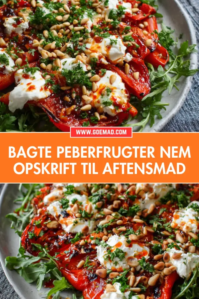 Bagte peberfrugter til aftensmad: sprøde, søde og nemme at lave