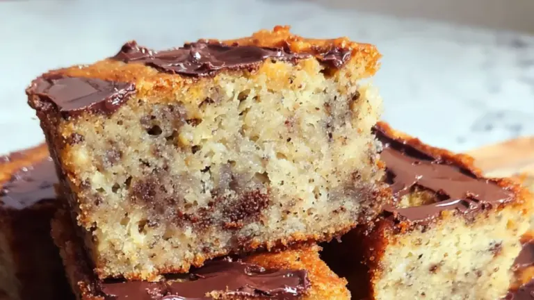 Saftig banankage med chokolade der altid lykkes