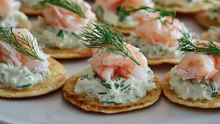 Blinis med rejer: en klassisk og elegant forret til fest
