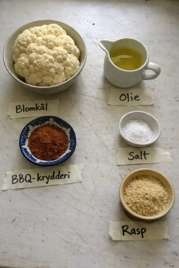 Blomkål barbecue der imponerer hele familien ved middagsbordet