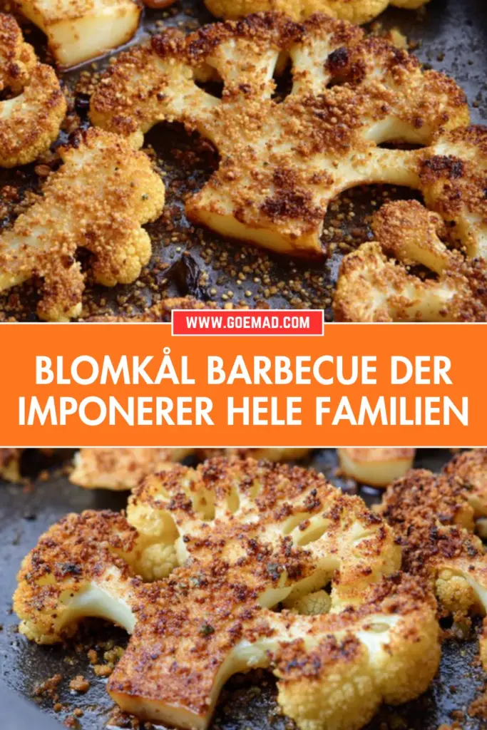 Blomkål barbecue der imponerer hele familien ved middagsbordet