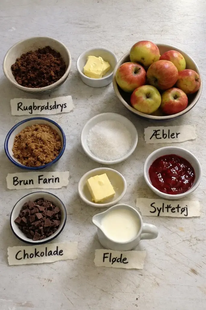 Bondepige med slør: nem og klassisk hjemmelavet dessert