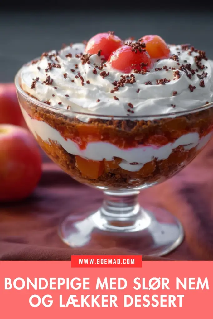 Bondepige med slør: nem og klassisk hjemmelavet dessert