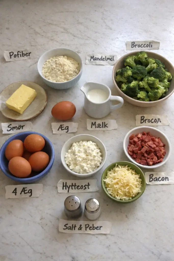 Broccolitærte med sprød bund og cremet ostefyld