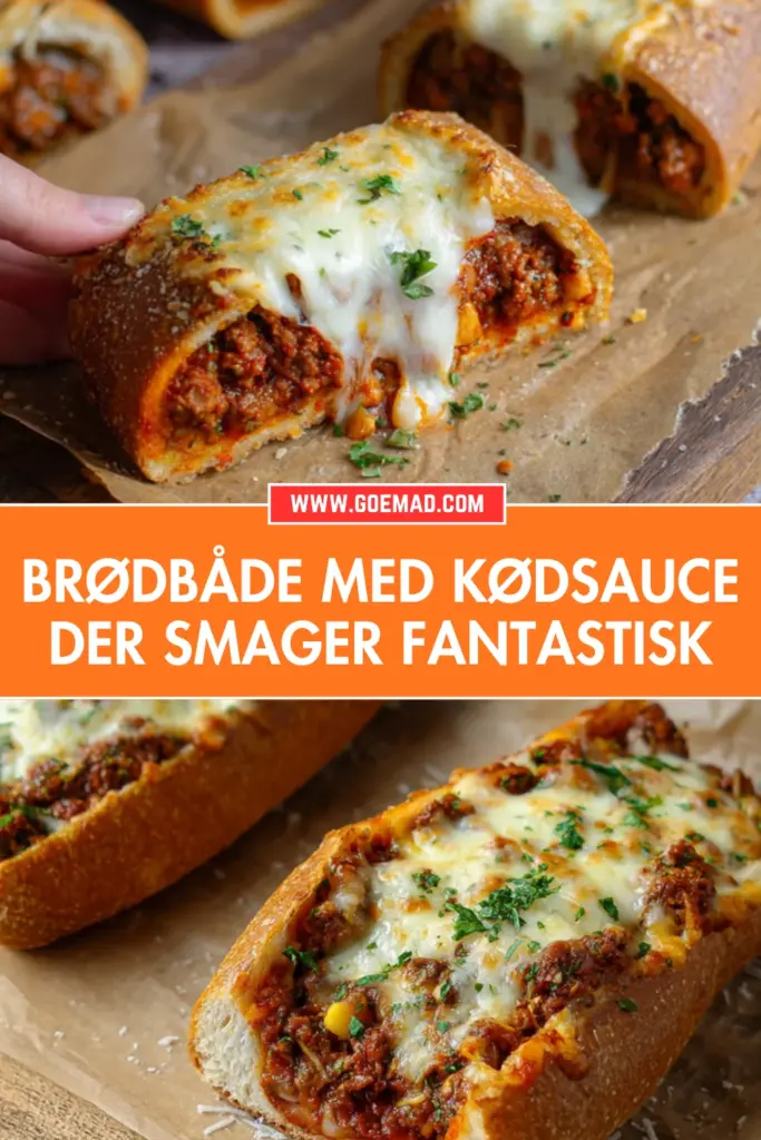 Brødbåde med kødsauce: hjemmelavet, fyldig og klar på under en time