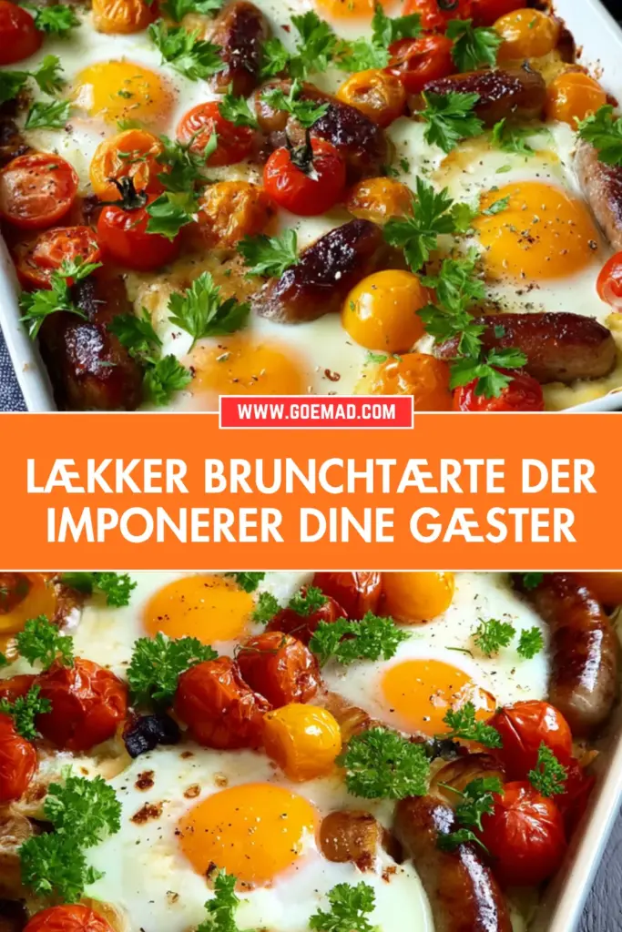 Brunchtærte der imponerer: nem og lækker opskrift til selskab