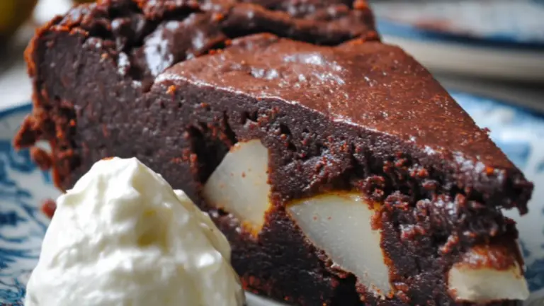 Chokoladekage med pærer: den saftige opskrift du vil bage igen og igen