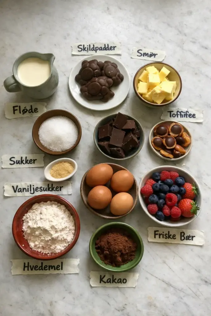 Chokoladelagkage med mousse og Toffifee: en opskrift der aldrig skuffer