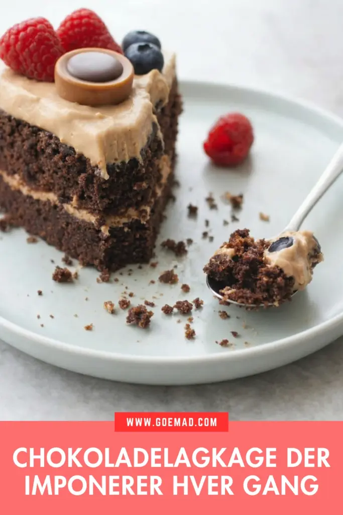 Chokoladelagkage med mousse og Toffifee: en opskrift der aldrig skuffer